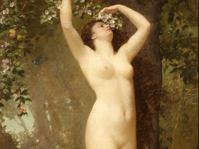 1822-Eugène Faure - Un idillio nel bosco